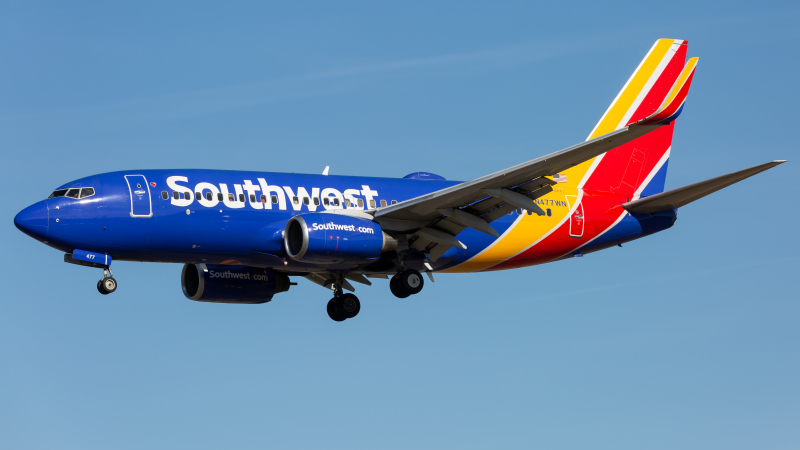 Photo of N477WN - Southwest Airlines Boeing 737-700 at BWI on AeroXplorer Aviation Database