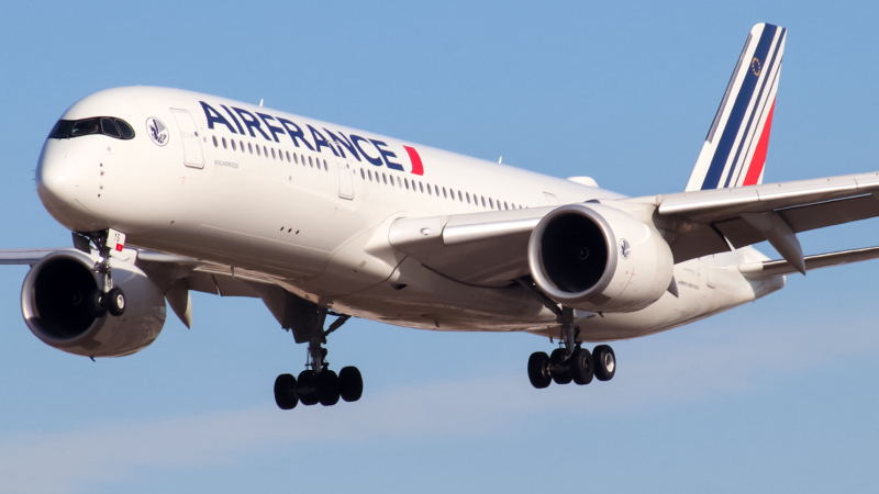Photo of F-HTYS - Air France Airbus A350-900 at LAS on AeroXplorer Aviation Database