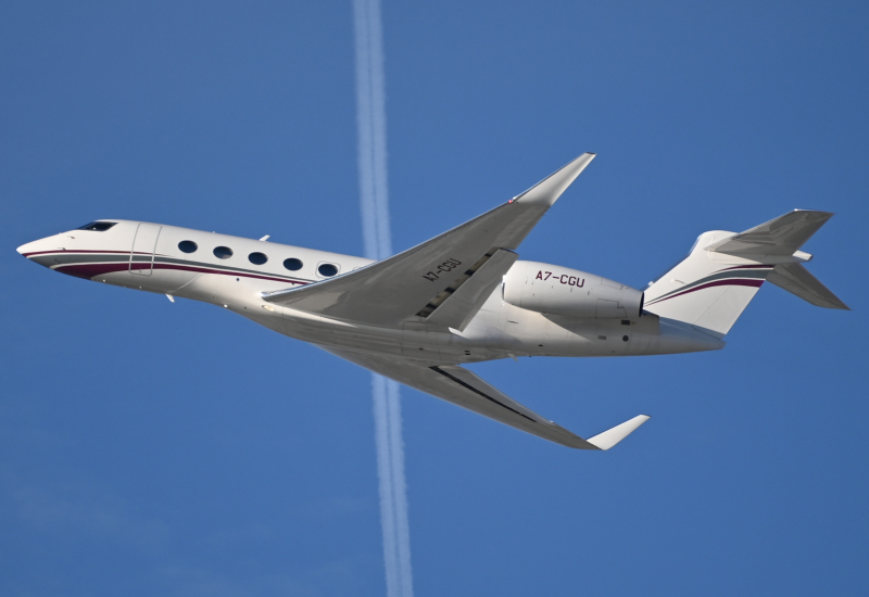 Photo of A7-CGU - Qatar Executive Gulfstream G650 at LAX on AeroXplorer Aviation Database