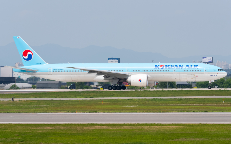Photo of HL8347 - Korean Air Boeing 777-300ER at GMP on AeroXplorer Aviation Database