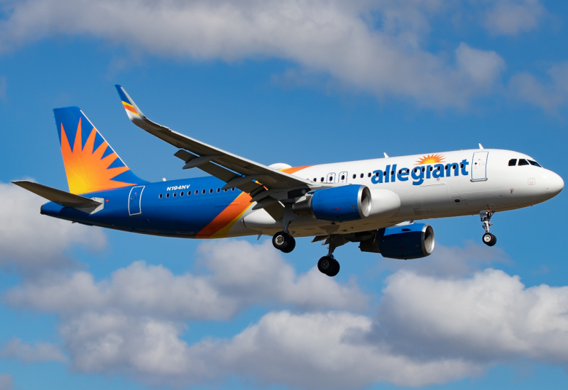 Photo of N194NV  - Allegiant Air Airbus A320 at PGD on AeroXplorer Aviation Database