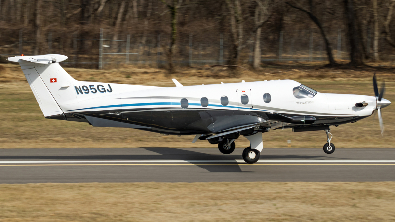 Photo of N95GJ - Tradewind Pilatus PC-12 at CGS on AeroXplorer Aviation Database