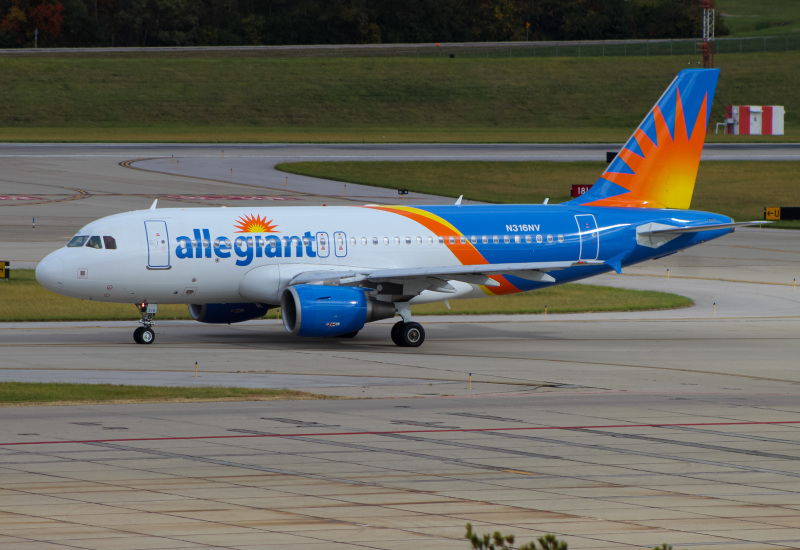 Photo of N316NV - Allegiant Air Airbus A319 at CVG on AeroXplorer Aviation Database