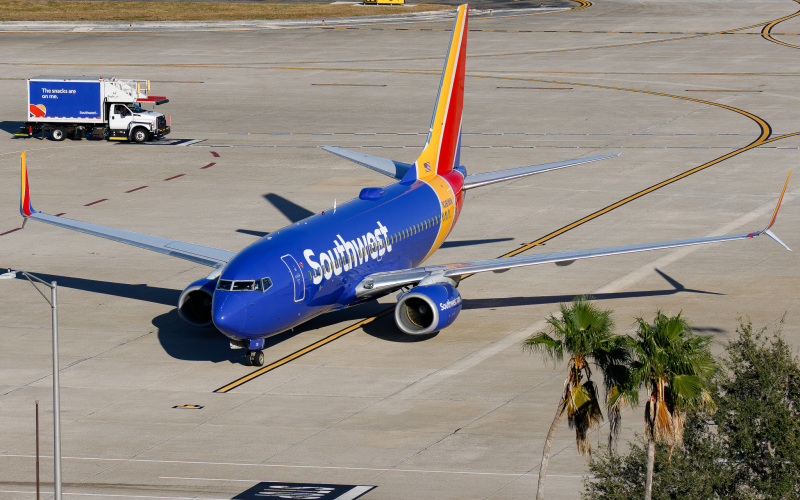 Photo of N281WN - Southwest Airlines Boeing 737-700 at TPA on AeroXplorer Aviation Database