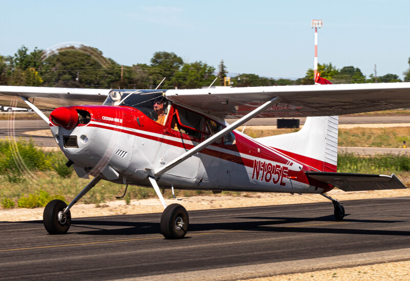 Photo of N185E - PRIVATE Cessna A185F at MAN on AeroXplorer Aviation Database