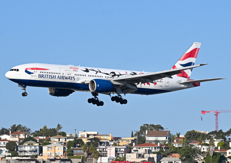 Photo of G-YMML - British Airways Boeing 777-200ER at SAN on AeroXplorer Aviation Database