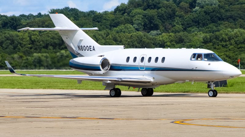 Photo of N800EA - PRIVATE Beechcraft Hawker 800XP at LUK on AeroXplorer Aviation Database