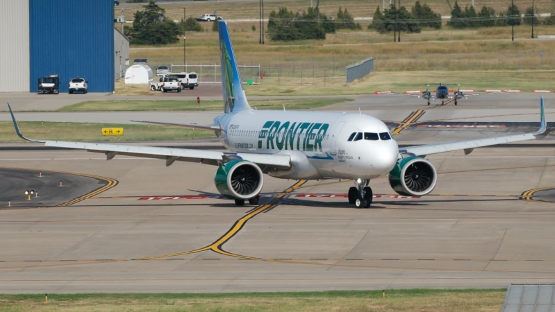 Photo of N390FR - Frontier Airlines Airbus A320NEO at OKC on AeroXplorer Aviation Database