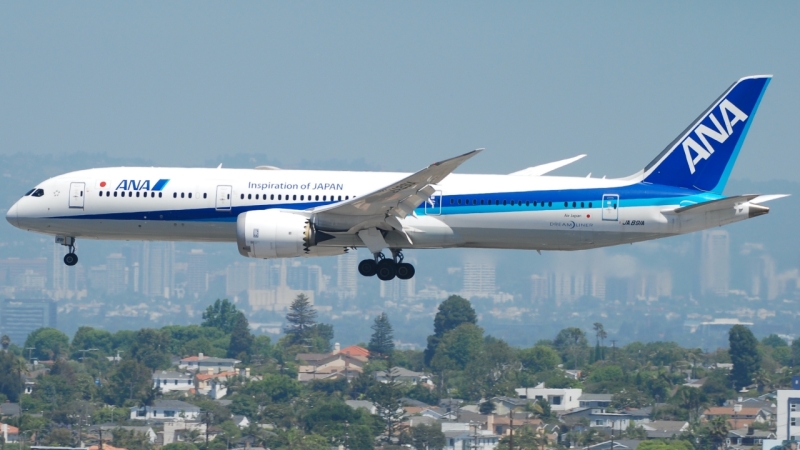 Photo of JA 891A - All Nippon Airways Boeing 787-9 at LAX on AeroXplorer Aviation Database