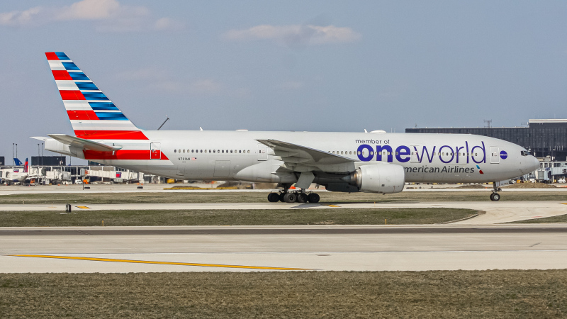 Photo of N791AN - American Airlines Boeing 777-200ER at ORD on AeroXplorer Aviation Database