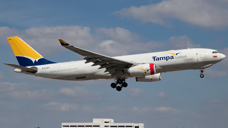 Photo of N331QT - Tampa Cargo Airbus A330-200F at MIA on AeroXplorer Aviation Database