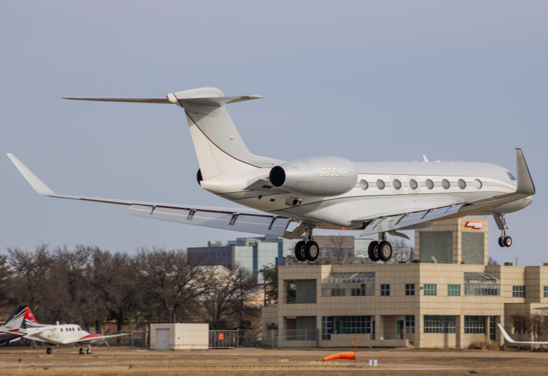 Photo of N650NR - PRIVATE Gulfstream G650 at ADS on AeroXplorer Aviation Database