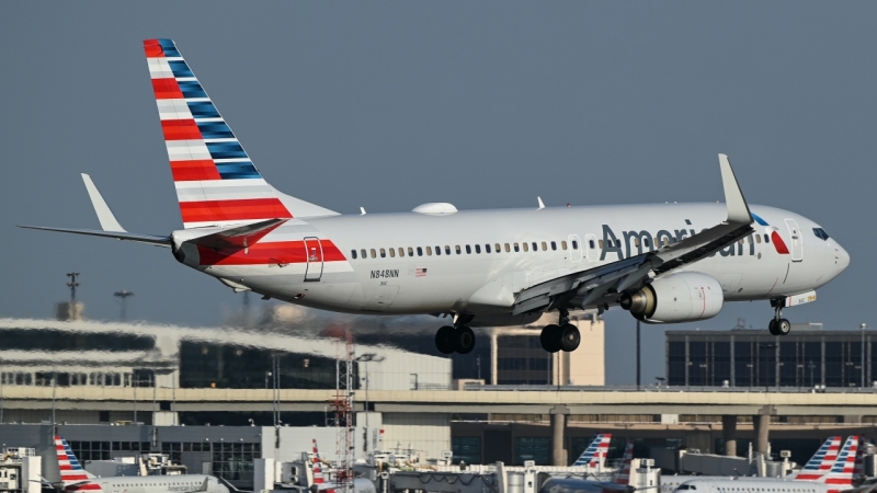Photo of N848NN - American Airlines Boeing 737-800 at KDFW on AeroXplorer Aviation Database