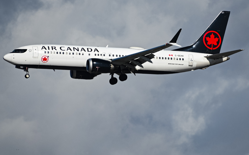 Photo of C-GEHV - Air Canada Boeing 737 MAX 8 at LAX on AeroXplorer Aviation Database