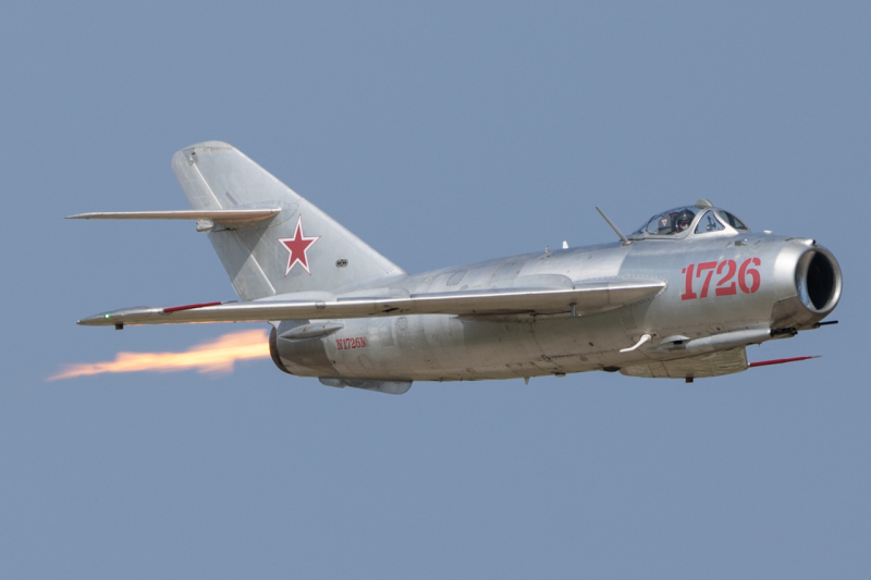 Photo of N1726M - PRIVATE Mikoyan-Gurevich MiG-17 at OSH on AeroXplorer Aviation Database