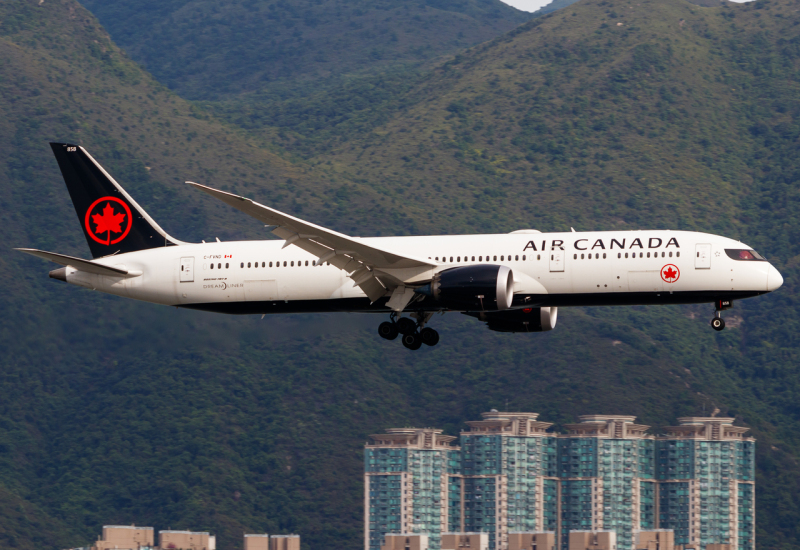 Photo of C-FVND - Air Canada Boeing 787-9 at HKG on AeroXplorer Aviation Database