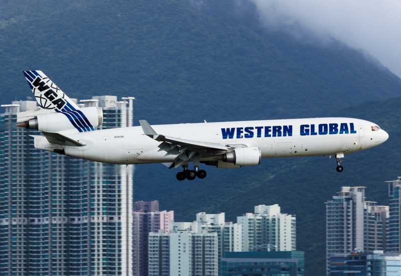 Photo of N783SN - Western Global Airlines McDonnell Douglas MD-11F at HKG on AeroXplorer Aviation Database