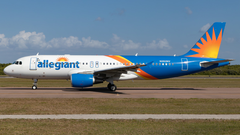 Photo of N262NV - Allegiant Air Airbus A320 at PIE on AeroXplorer Aviation Database