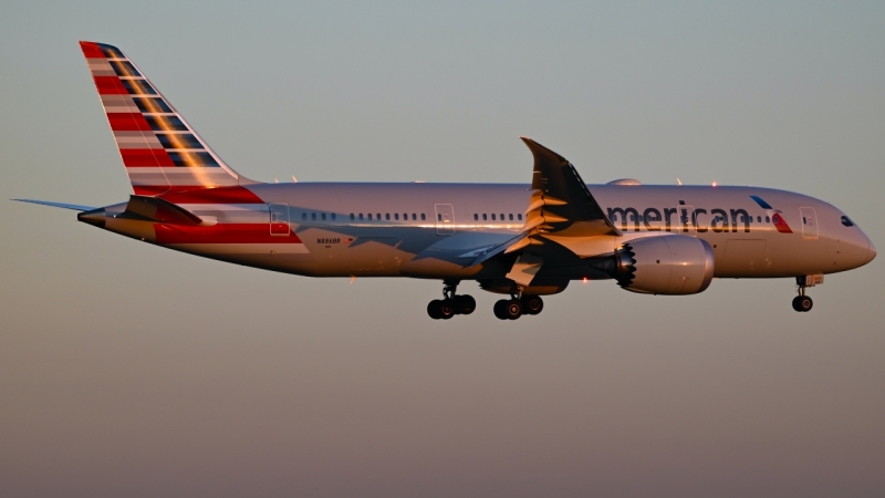 Photo of N886BR - American Airlines Boeing 787-8 at KDFW on AeroXplorer Aviation Database