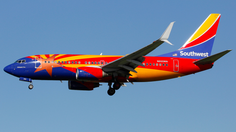 Photo of N955WN - Southwest Airlines Boeing 737-700 at LAX on AeroXplorer Aviation Database