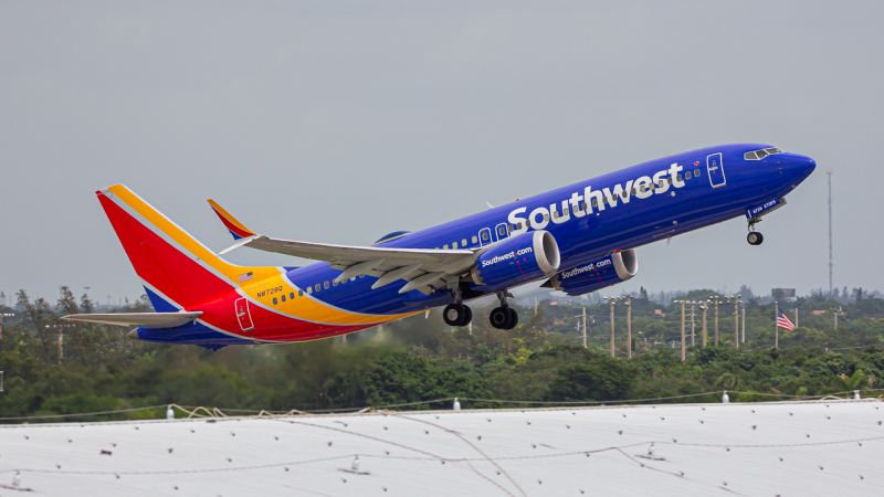 Photo of N8728Q - Southwest Airlines Boeing 737 MAX 8 at FLL on AeroXplorer Aviation Database