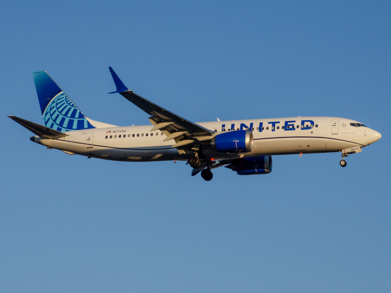 Photo of N27292 - United Airlines Boeing 737 MAX 8 at EWR on AeroXplorer Aviation Database