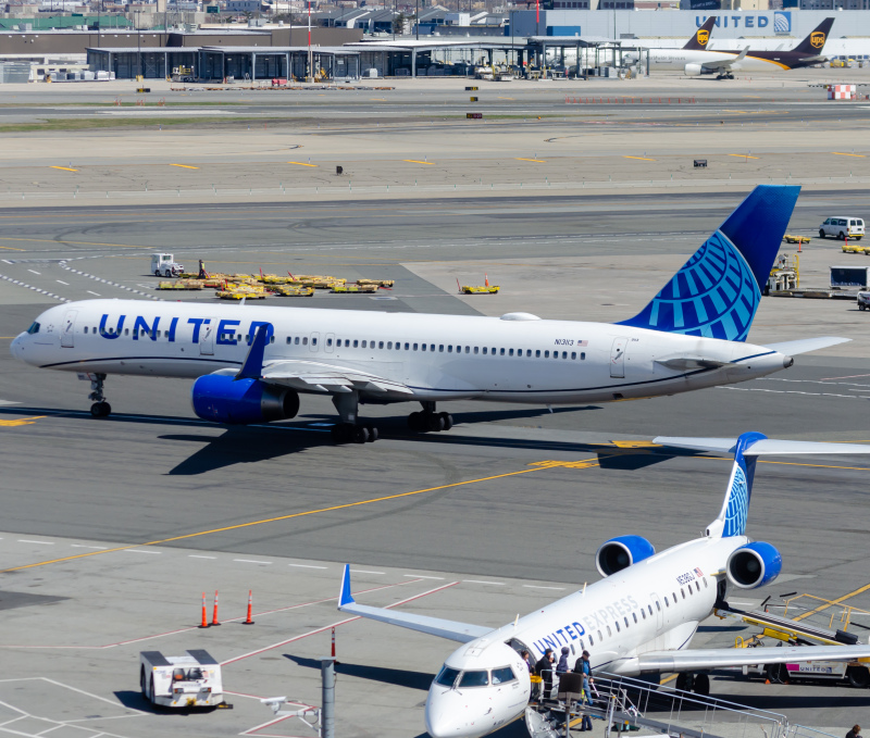 Photo of N13113 - United Airlines Boeing 757-200 at EWR on AeroXplorer Aviation Database