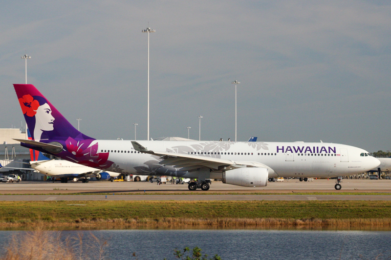 Photo of N383HA - Hawaiian Airlines Airbus A330-200 at MCO on AeroXplorer Aviation Database