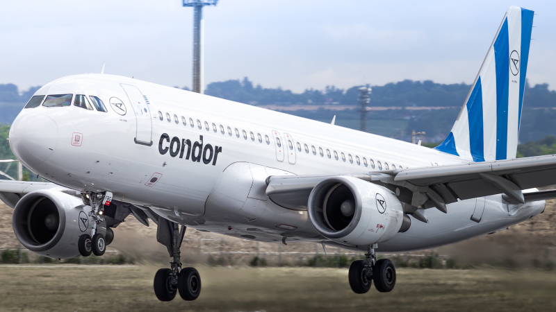 Photo of LZ-FBG - Condor Airbus A320 at STR on AeroXplorer Aviation Database