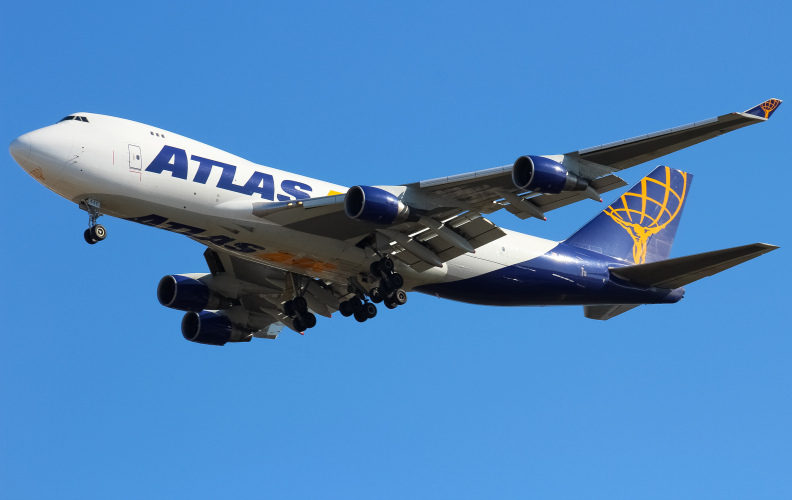 Photo of N446MC - Atlas Air Boeing 747-400F at CVG on AeroXplorer Aviation Database