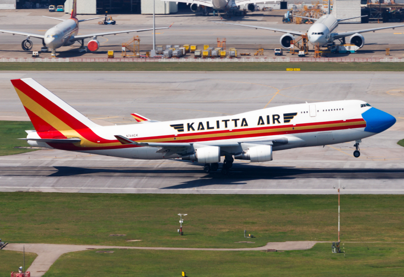 Photo of N744CK - Kalitta Air Boeing 747-400F at HKG on AeroXplorer Aviation Database