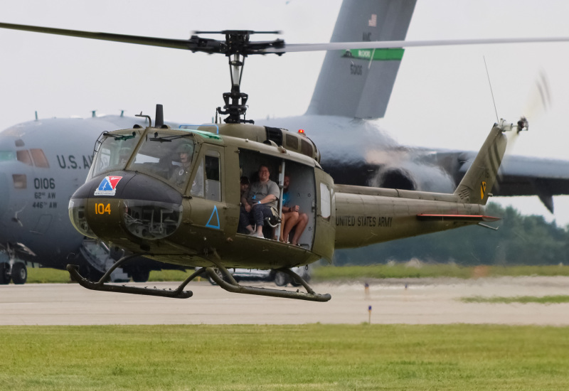 Photo of N104HF - United States Army  Bell UH-1 Huey/Iroquois  at DAY on AeroXplorer Aviation Database