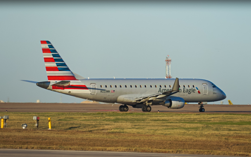 Photo of N223NN - American Eagle Embraer E175 at DFW on AeroXplorer Aviation Database