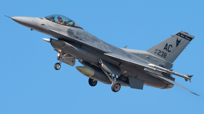 Photo of 87-0238 - USAF - United States Air Force General Dynamics F-16 Fighting Falcon at ADW on AeroXplorer Aviation Database