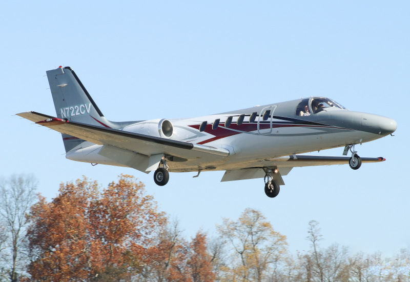 Photo of N722CV - PRIVATE Cessna Citation 560 at THV on AeroXplorer Aviation Database