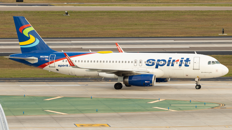 Photo of N629NK - Spirit Airlines Airbus A320 at TPA on AeroXplorer Aviation Database