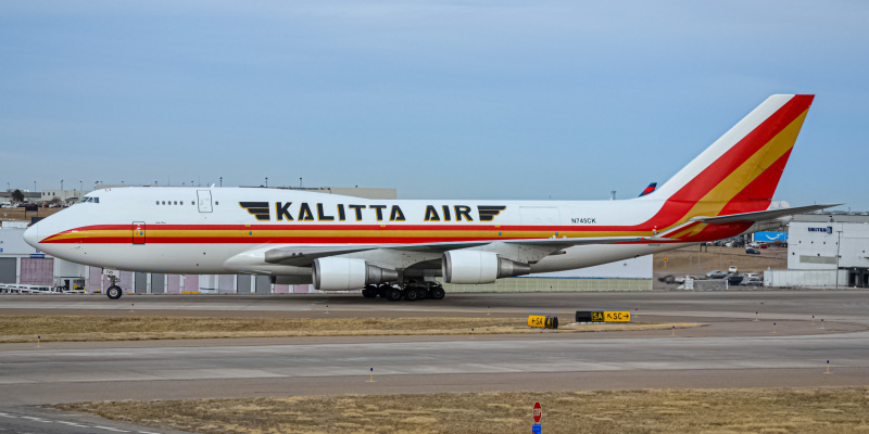 Photo of N745CK - Kalitta Air Boeing 747-400F at DEN on AeroXplorer Aviation Database