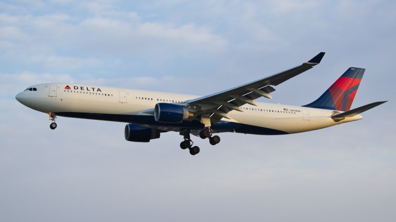 Photo of N811NW - Delta Airlines Airbus A330-300 at LHR on AeroXplorer Aviation Database
