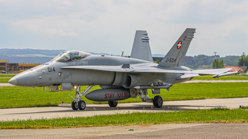 Photo of J-5014 - Swiss Air Force McDonnel Douglas F/A-18 Hornet at QYE on AeroXplorer Aviation Database
