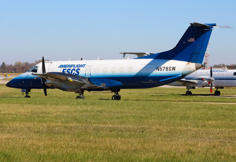 Photo of N578SW - Ameriflight Embraer EMB-120 at CVG on AeroXplorer Aviation Database