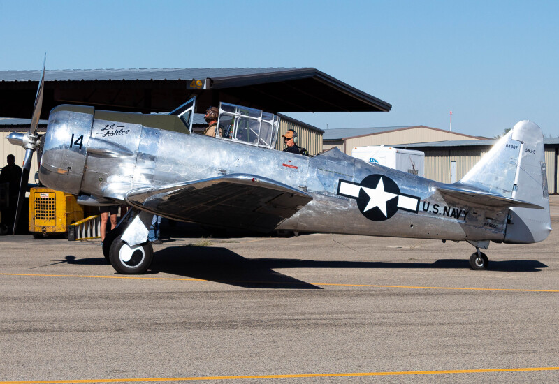 Photo of N6900C - PRIVATE North American SNJ-5 Texan at KMAN on AeroXplorer Aviation Database