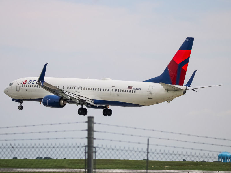 Photo of N851DN - Delta Airlines Boeing 737-900ER at BWI on AeroXplorer Aviation Database