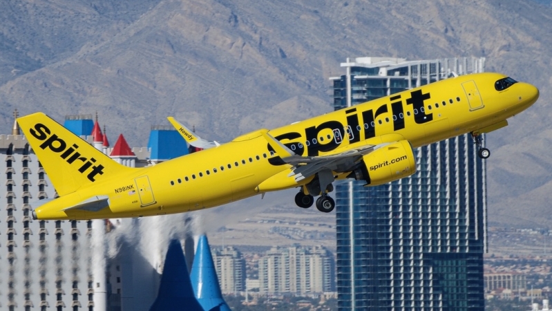 Photo of N981NK - Spirit Airlines Airbus A320NEO at KLAS on AeroXplorer Aviation Database