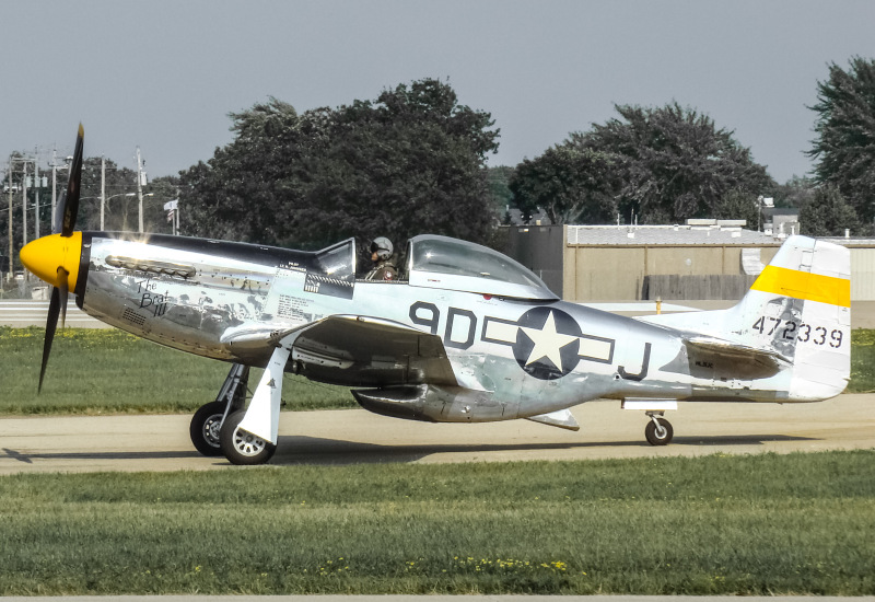 Photo of NL51JC - PRIVATE North American P-51 Mustang at OSH on AeroXplorer Aviation Database