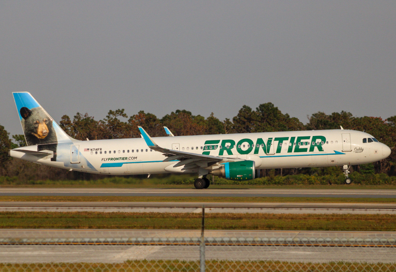 Photo of N714FR - Frontier Airlines Airbus A321-200 at MCO on AeroXplorer Aviation Database
