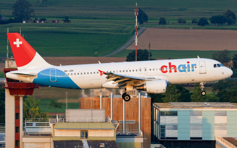 Photo of HB-JOK - Chair Airlines Airbus A320 at ZRH on AeroXplorer Aviation Database