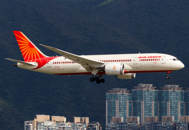 Photo of VT-ANK - Air India Boeing 787-8 at HKG on AeroXplorer Aviation Database
