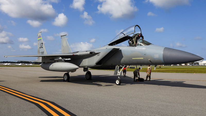 Photo of 83-0010 - USAF - United States Air Force McDonnell Douglas F-15 Eagle at DAB on AeroXplorer Aviation Database