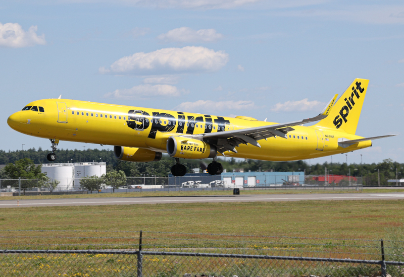 Photo of N671NK - Spirit Airlines Airbus A321-200 at MHT on AeroXplorer Aviation Database