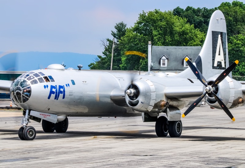 Photo of N529B - PRIVATE Boeing B-29 SuperFortress at HGR on AeroXplorer Aviation Database